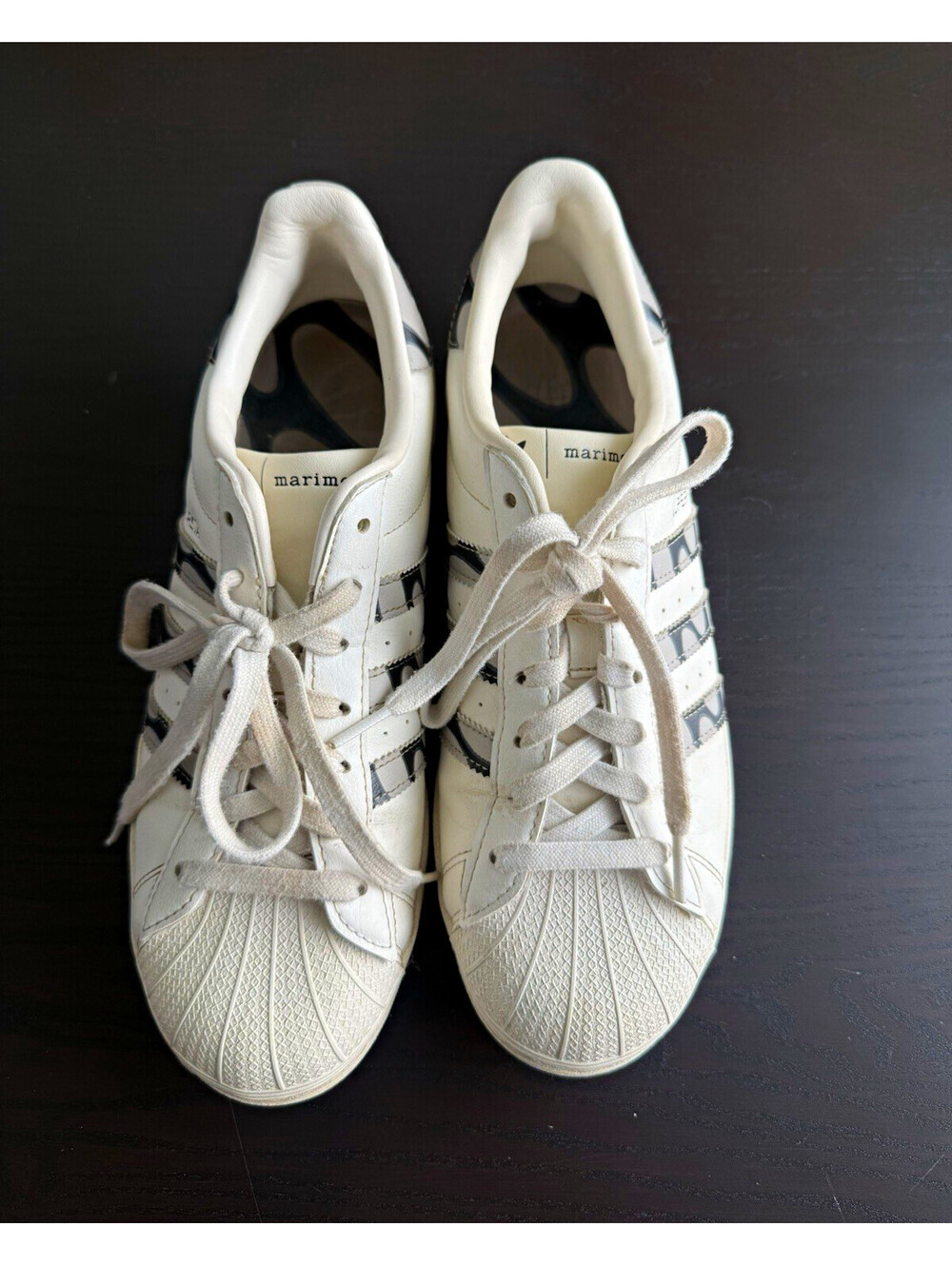 adidas Marimekko Superstar Linssi White Black 9.5 HP9779 Sneaker Limited Edition